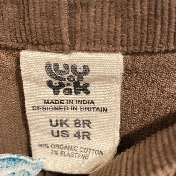 Lucy & Yak Brown Corduroy Overalls/Dungarees - Picture 6 of 14